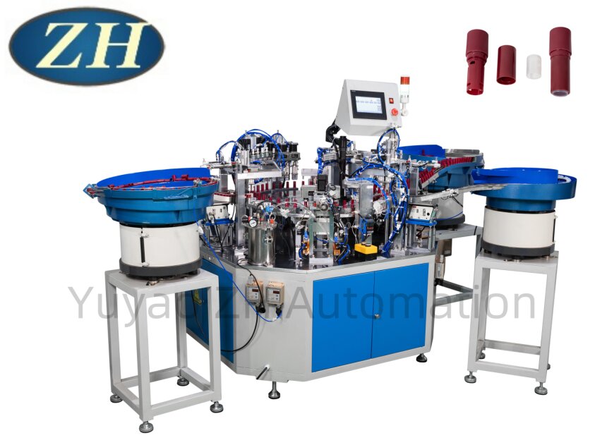 Automated Lipstick Tube Assembly Line Easy To Operate