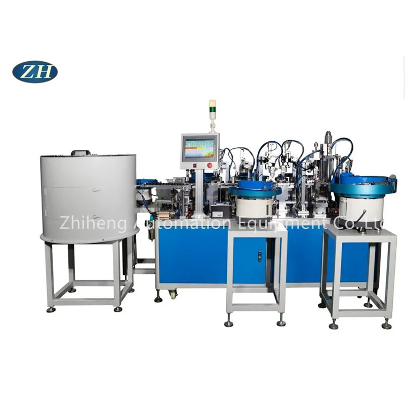 Automatic insert assembly machine line