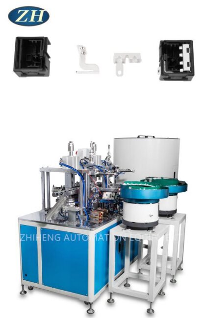 Automatic Riveting Machine For Static Contact Piece And Moving Contact Frame Complexity