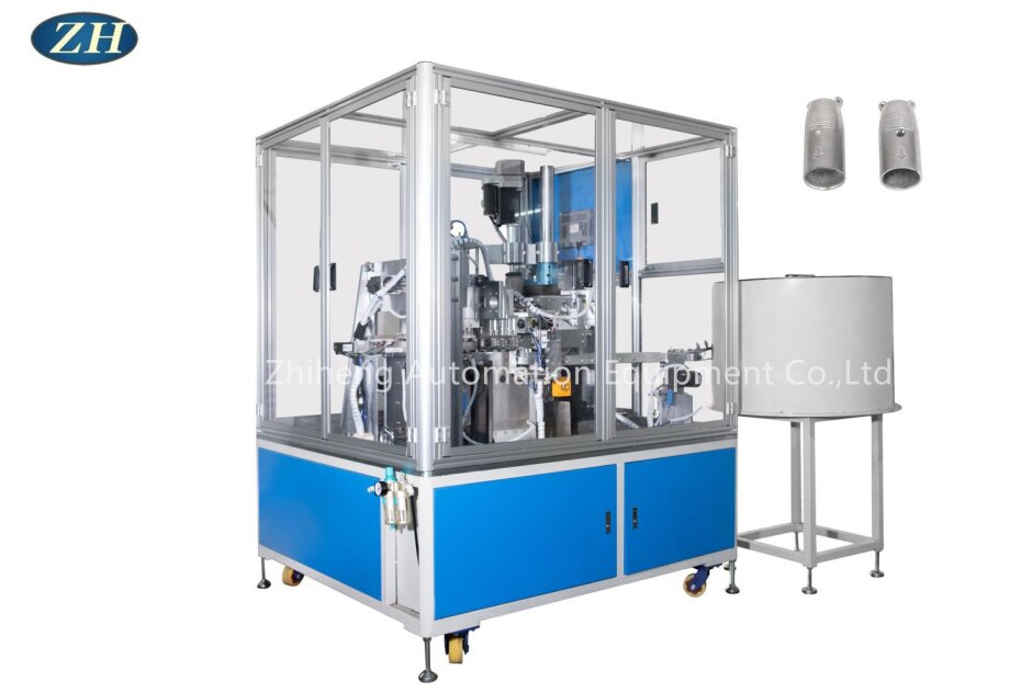 Automatic Zinc Shell Edge Milling And Tapping Machine Good Durability