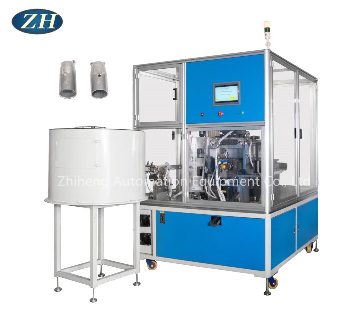 Automatic Zinc Shell Edge Milling And Tapping Machine High Efficiency